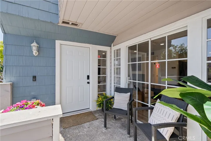 Front door.