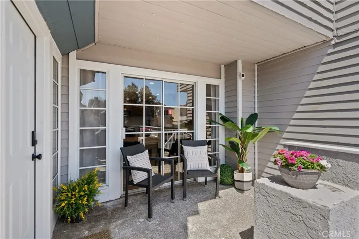 Front door patio.