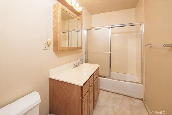 Second bathroom off the dining room side of house.