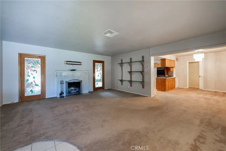 Living room from front door.