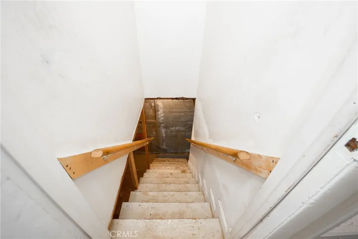 Entrance to the basement.