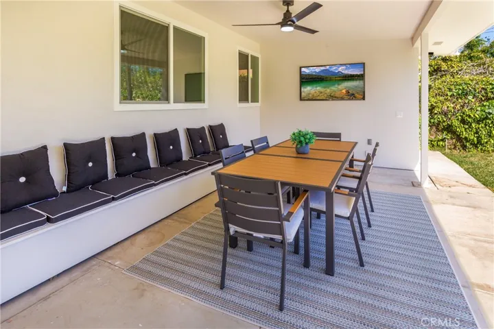 outdoor patio area