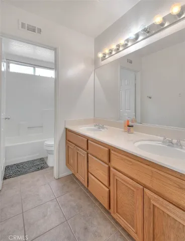 Hallway restroom
