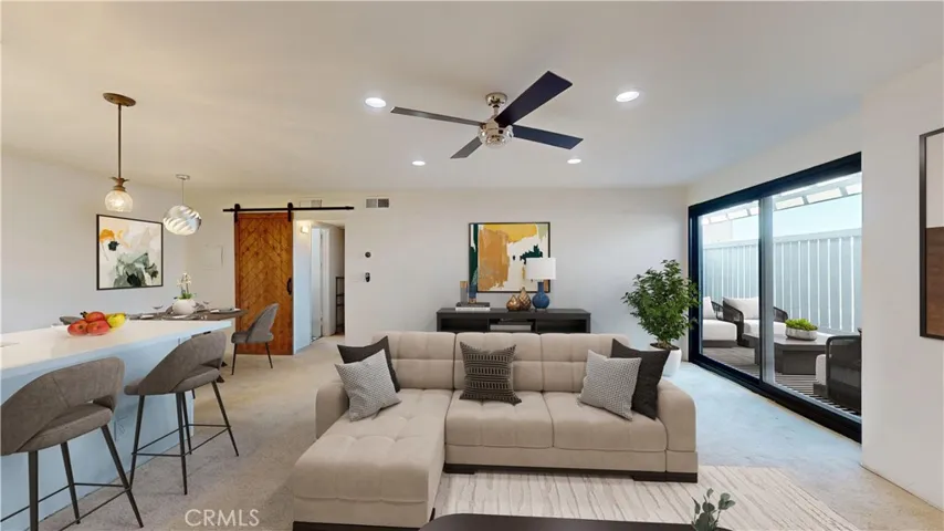 Living Room - Virtually staged