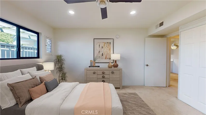 Bedroom - Virtually staged