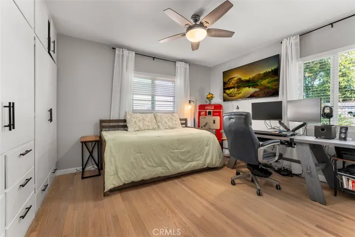 3rd bedroom, currently used as an office with built in cabinetry, bonus, it attaches to the Jack n Jill bathroom