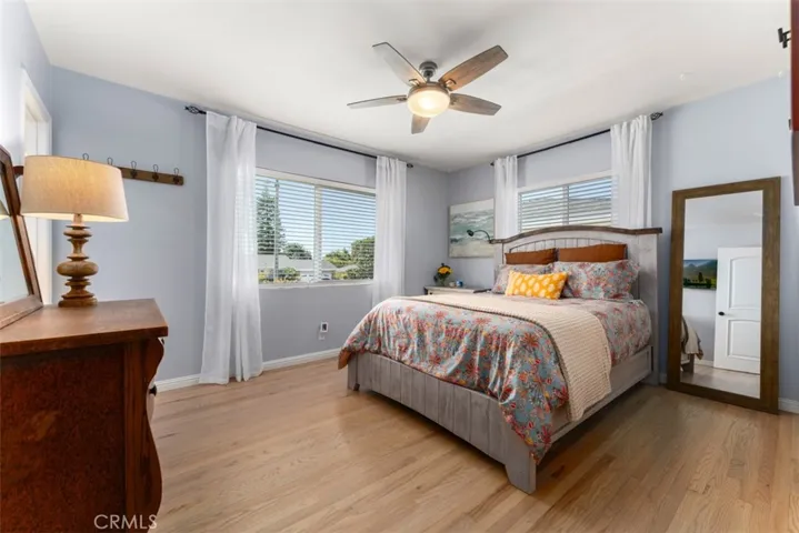Light & Bright Master Bedroom and the window faces South