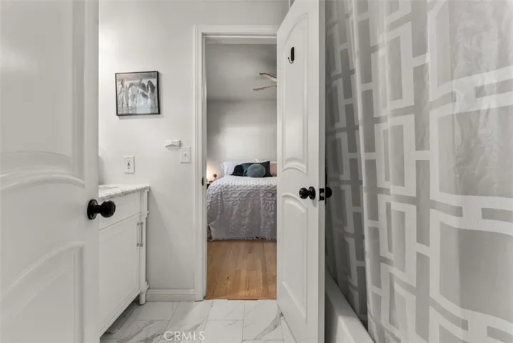 Bedroom #2 attaches to the Jack n Jill bathroom
