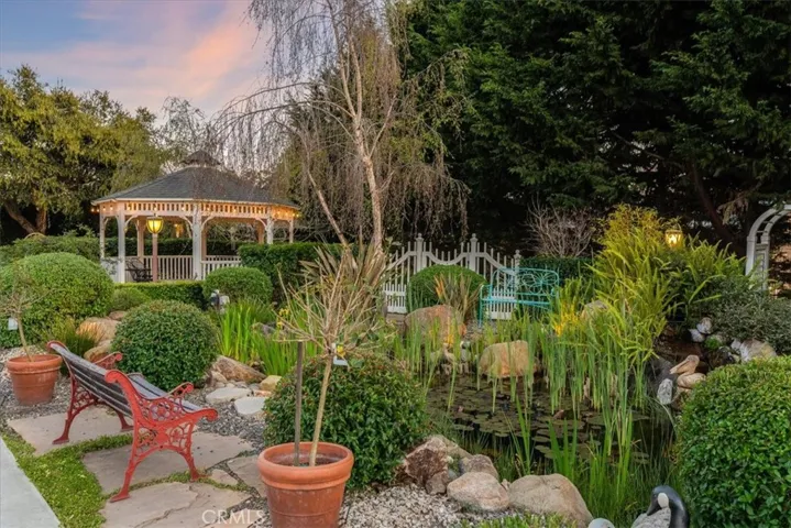 Pond and Gazebo