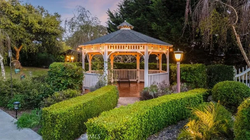 Gazebo at front yard