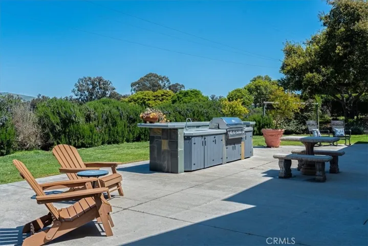 Built in BBQ off kitchen of Main Home