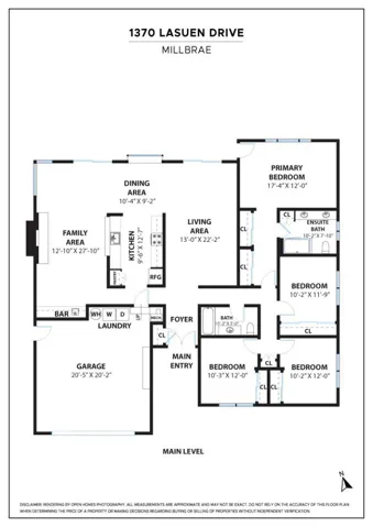 1370 Lasuen Drive, Millbrae, California 94030