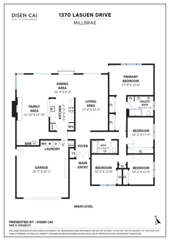 1370 Lasuen Drive, Millbrae, California 94030