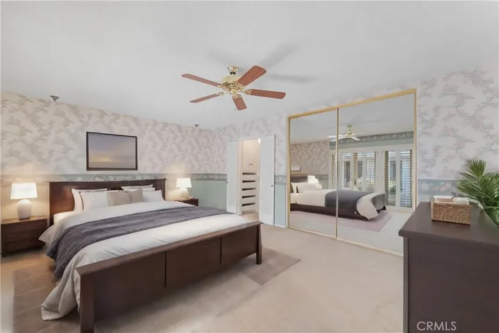 Primary Bedroom - Virtually staged