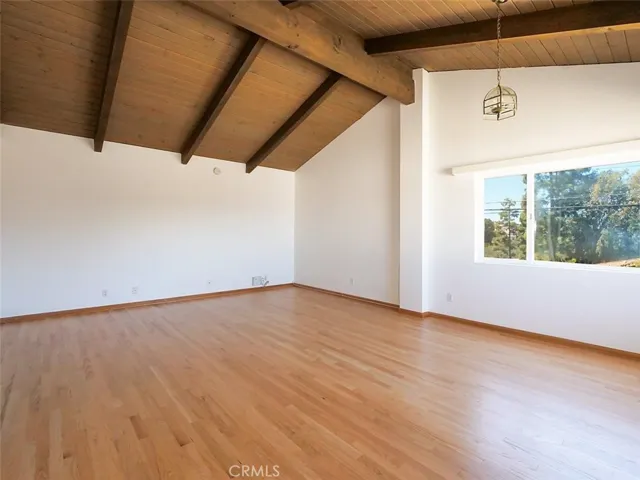 Spacious Family Room with Vaulted Ceiling