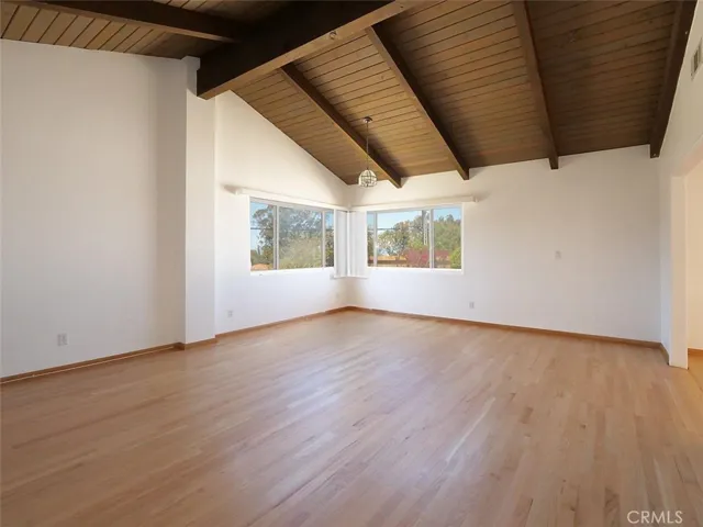 Spacious Family Room with Vaulted Ceiling