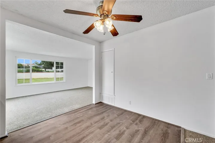 dining area into family room.