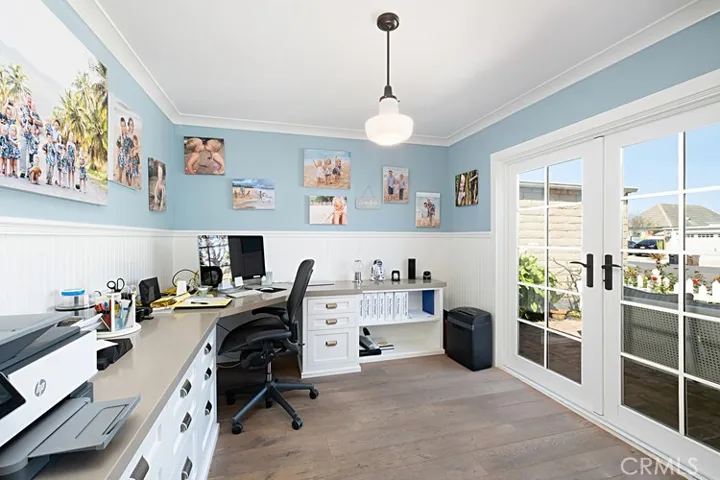 Full size office near front of home.