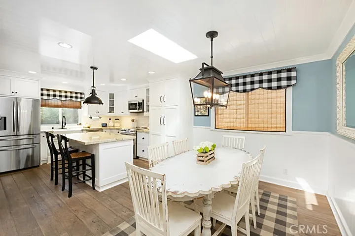 Large dining area.