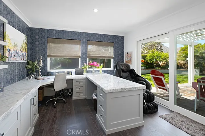 Second office adjacent to Primary bedroom.  Printer,