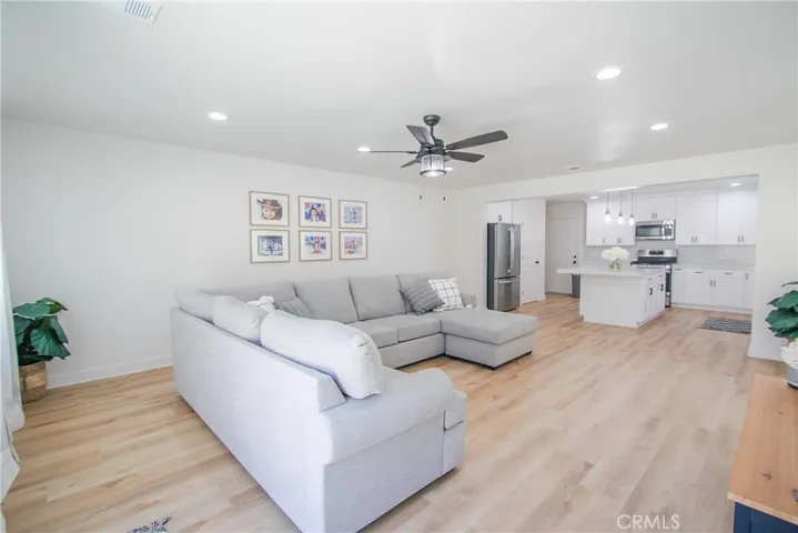 Family Room and Kitchen
