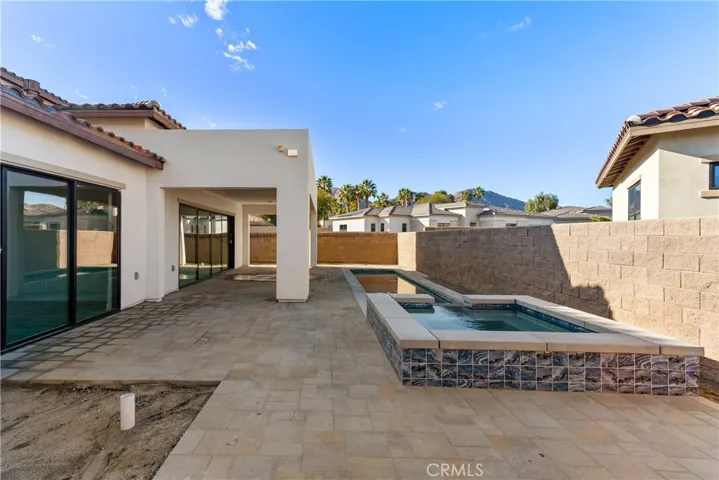 Backyard with pool