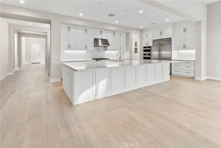 Kitchen with island