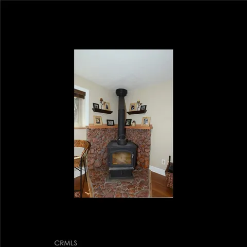 Wood stove downstairs