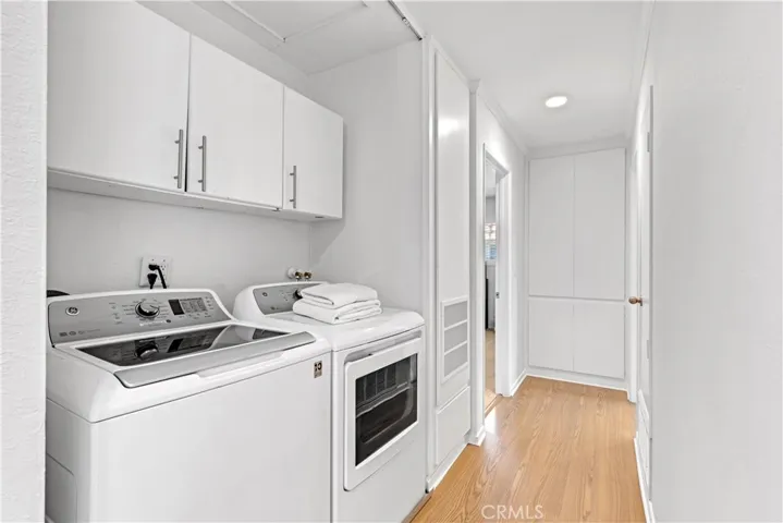 Full Sized washer and dryer included.