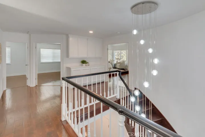 Upstairs landing and view of staircase