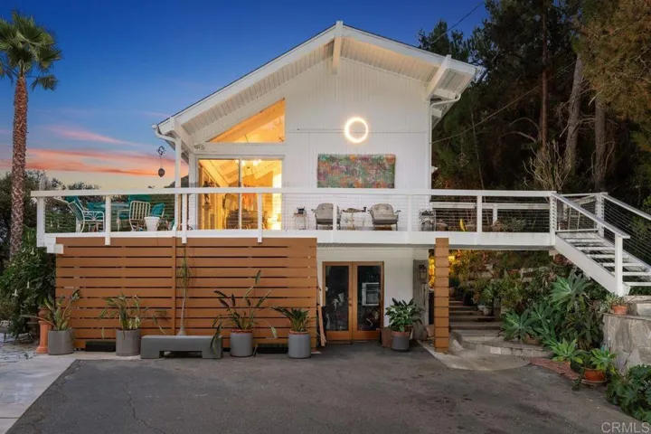 Exterior circle and spot lights are on Lutron system to set on or off by cell phone or switches.
