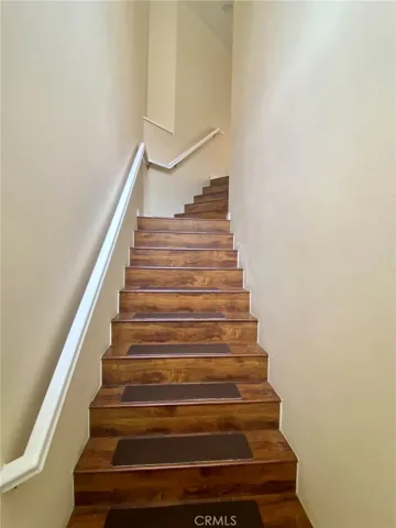 Stairs to living area