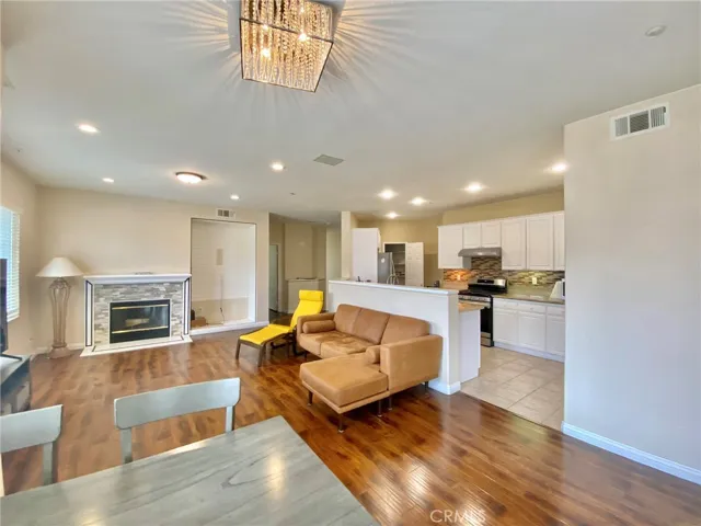 Living room - fireplace