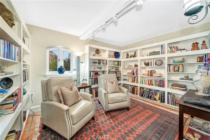 Fall into your favorite book in the private library.