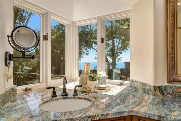 Look out at the ocean from your sink.