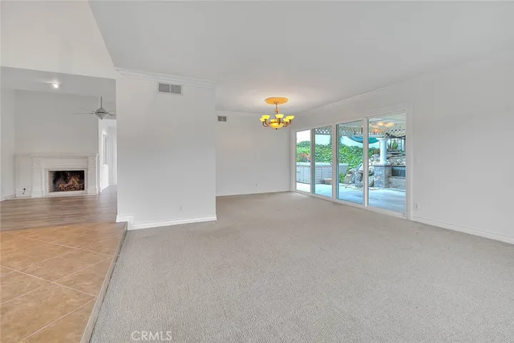 Living and dining rooms