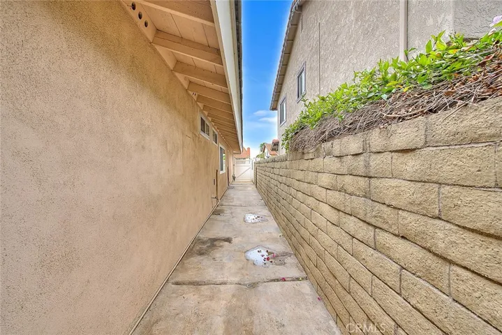 West side yard