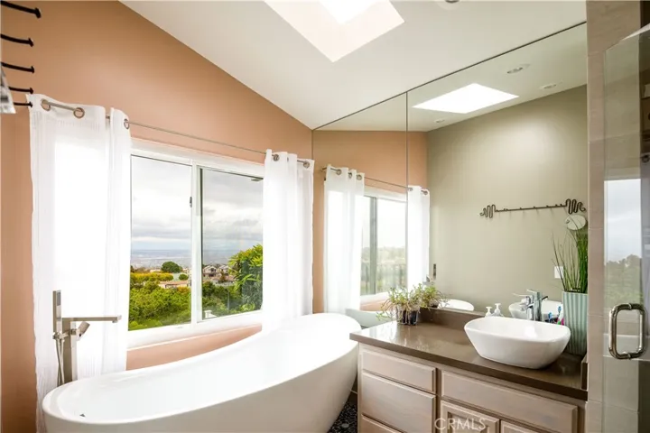Incredible views from the bath tub