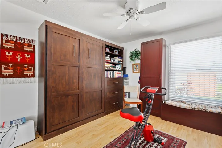 Bedroom with new murphy bed