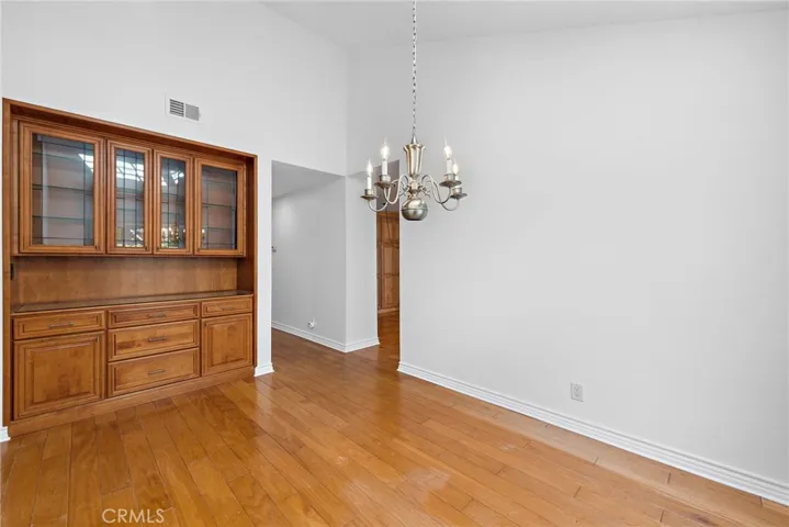 Built in Dining hutch
