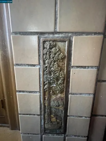 Custom tiles on fireplaces