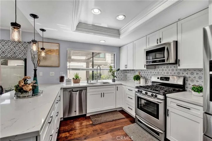 Remolded Kitchen has plenty of cabient and counter space. Upgraded/Turnkey Ready