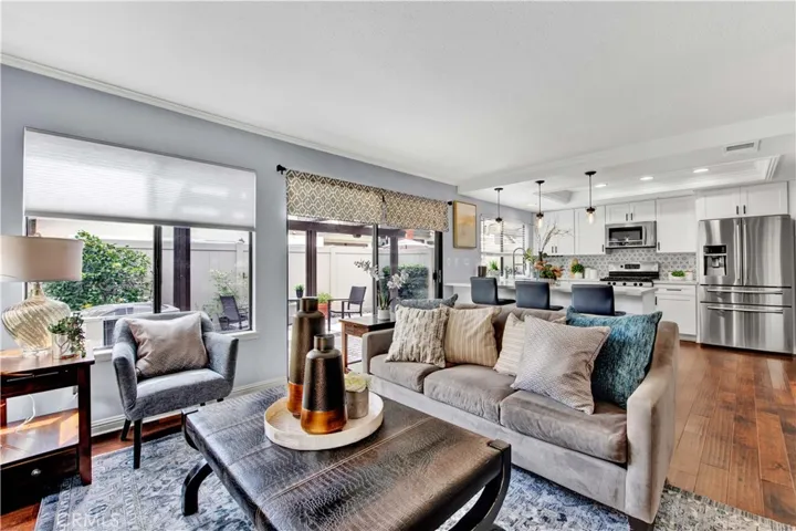 Family Room that is open to the kitchen, perfect for entertaining guests and friends!