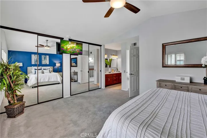 Home boasts an extra large Primary Suite with Cathedral Ceiling, wall-to-wall Mirrored closets with Organizers and an Ensuite Bathroom with Dual sinks!
