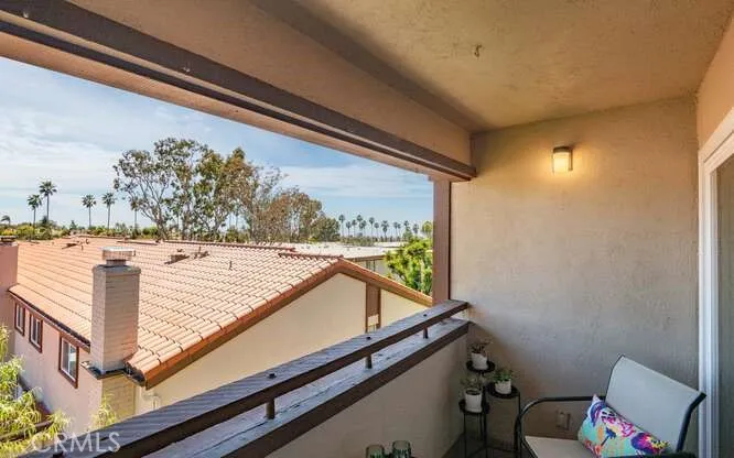 Balcony off living room