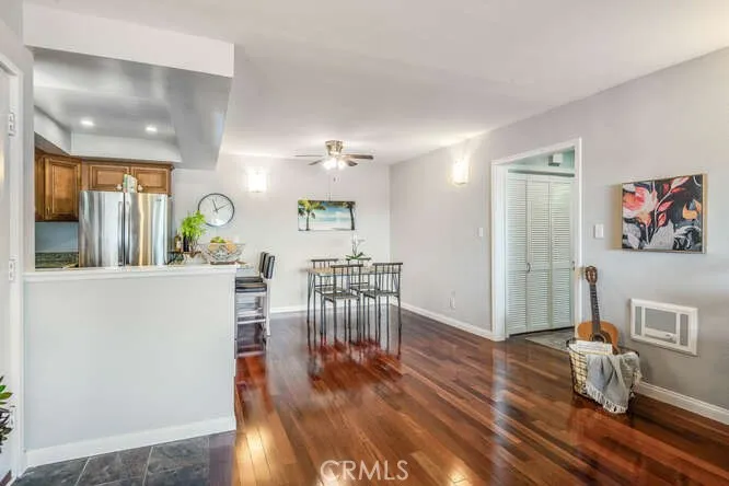 Dining area and kitchen
