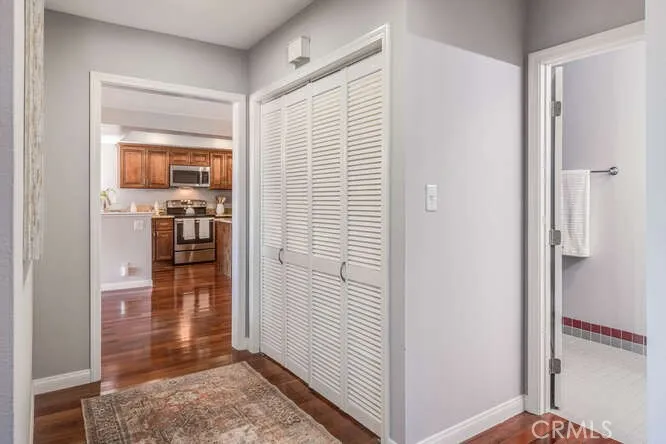 Hallway, closet access to washer and dryer hookups