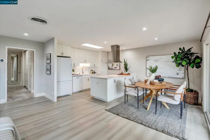 Dining Area/Kitchen and hallway