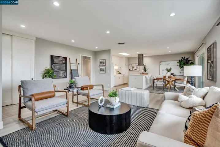 Living Room facing Kitchen/Dining Area