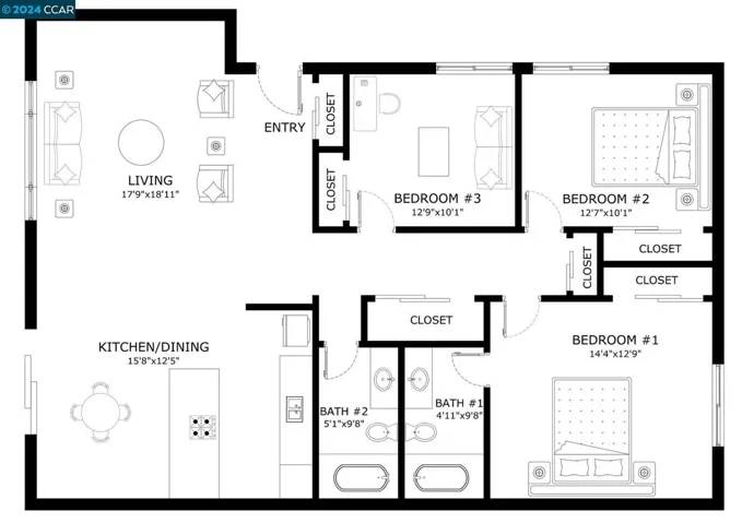 Floor Plan for 1657 Skycrest #16